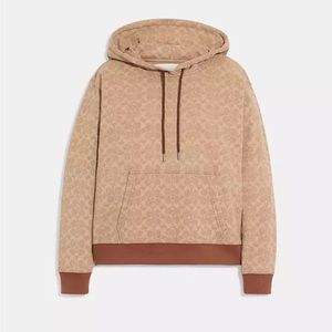 Coach Signature Shrunken Hoodie